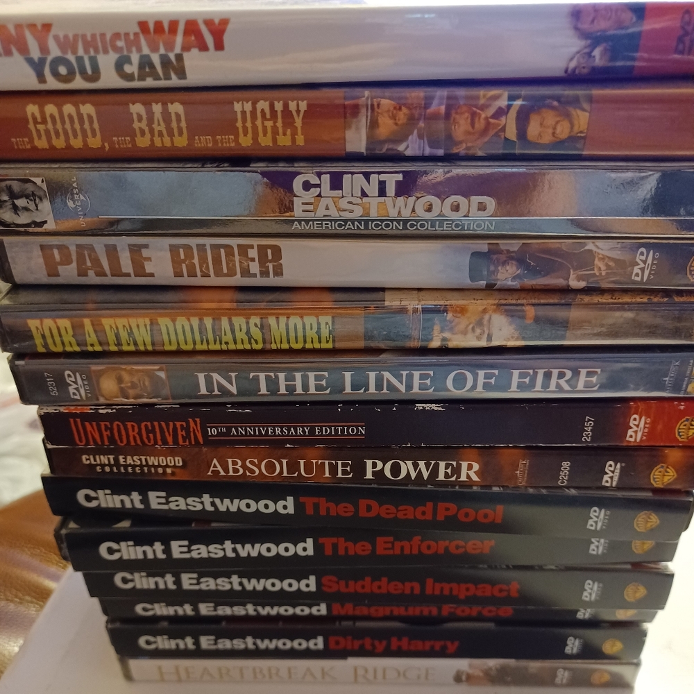 Clint Eastwood  DVD Lot Used